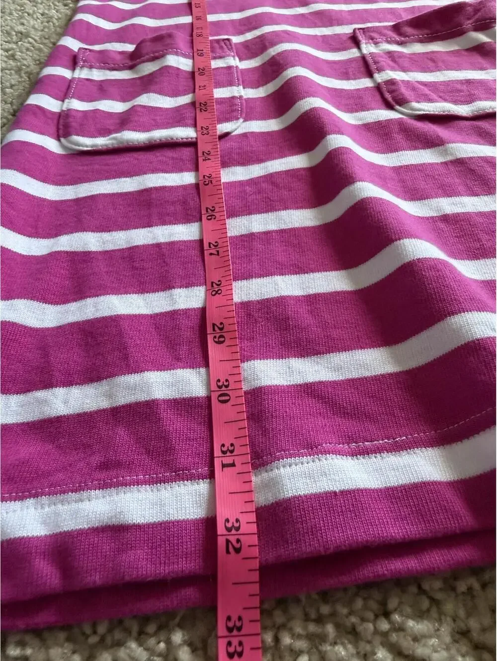 XS Kate Spade flawless pink/white striped mini dress